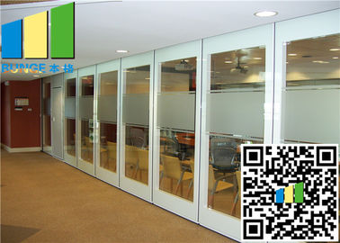 Hall 2,56 Zoll-Glasbüro-Bewegliches glasig-glänzende Wand für Konferenzzimmer