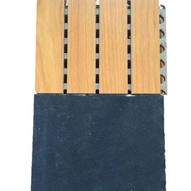 Schalldämmungs-Material-hölzerne gerillte akustische Platten-hölzerne Wand