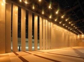 Stärke der Rathaussaal-akustische faltende Trennwand-65mm für Konferenz