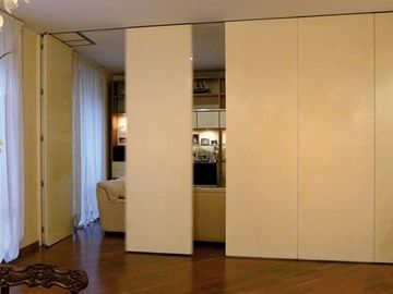 Bewegliches akustisches schalldichtes Büro-Fach-faltende hölzerne Türen 65 Millimeter Stärke