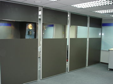 Faltender Büro-Trennwand-Melamin-Oberfläche MDF-Brett-Aluminium-Rahmen