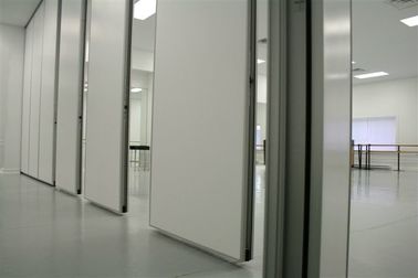 Dekorative Aluminiumprofil-funktionelle Innenturnhallen-hölzerne bewegliche Trennwand