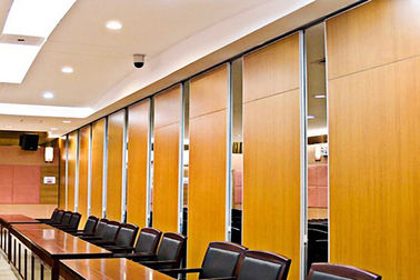Schalldichte lederne Oberfläche, die Trennwände für Konferenzsaal/bewegliche Wand-Teiler schiebt