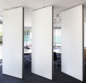 Weiße hölzerne akustische Trennwand für Konferenzsaal-/Ton-Beweis-bewegliche Wand-Teiler