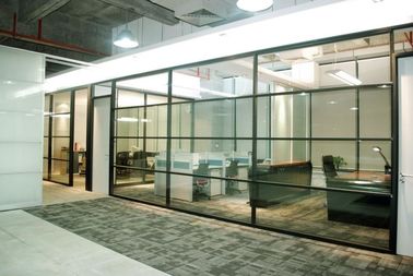 Gerade Form, die Glaswand-Trennwände für Büro/Konferenzsaal schiebt