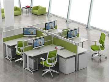 Kurzes Entwurfs-Call-Center-Büro-Arbeitsplatz-Möbel-Melamin-Ende