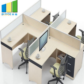 Arbeiten Sie 60mm Stärke-Büro-Möbel-Fächer/Personal-Zellen-Arbeitsplatz um