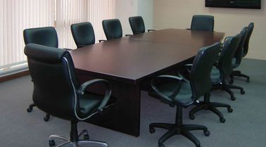 Handels-Kraftstoffregler-Melamin-hölzerne Büro-Möbel-Fächer/Sitzungssaal-Konferenztisch