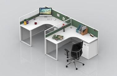 L- und t-Form-Aluminiumarbeits-Fach, moderne Zellen-modularer Büro-Arbeitsplatz
