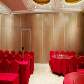 Akustisches hölzernes hölzernes faltendes Trennwand-System für Hotel-Ballsaal