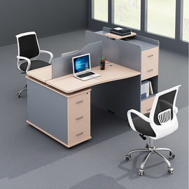 Mdf-Oberfläche mit 45 Grad-ansteigendem Büro-Arbeitsplatz-Schreibtisch für Personal-Bereich