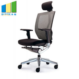 Asphaltieren Sie Rahmen-bequemen Büro-Maschen-Stuhl/Gewebe-Büro-Stuhl mit Nylonrädern