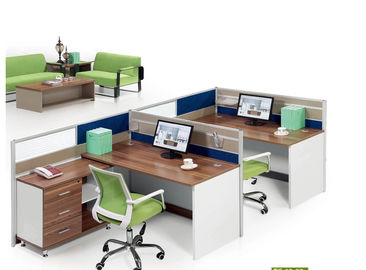 Justierbarer 4 Personen-Büro-Arbeitsplatz/modulare Büro-Möbel-Zellen