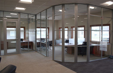 Äußeres und Innenraum, die faltende Glaswand-Trennwände für Büro/Fabrik schieben