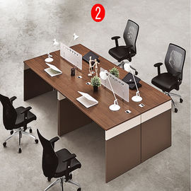Vierpersonenarbeitsplatz-Büro-Möbel-Fächer/Aluminiumbürotisch-Zelle mit Seitenerweiterung