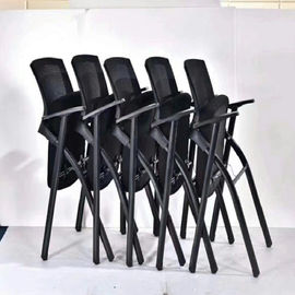 Ohne Arme faltbares Personal-ergonomischer Büro-Stuhl mit Metallrahmen/ergo Schreibtisch-Stuhl