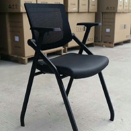 Faltbarer und stapelbarer Konferenzzimmer-Rückenlehne-Maschen-Büro-Stuhl mit Stern-Basis des Nylon-fünf