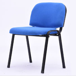 Blauer ergonomischer Büro-Stuhl, Konferenzzimmer oder Besuchsraum-Stühle ohne Räder
