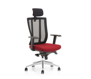 Roter/Schwarz-ergonomischer Büro-Stuhl mit den Armen für Call-Center 10 Jahre Garantie-