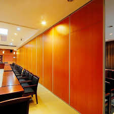 Konferenzsaal-Trainings-Raum-akustische gleitende faltende bewegliche funktionelle Trennwände