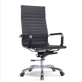 Ergonomischer schwarzer lederner Büro-Stuhl/moderner Schwenker-Computer-Stuhl