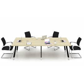 Büro-Möbel-Melamin-Brett-Konferenzsaal-Tabellen-tiefe Eichen-+ Licht-Eichen-Farbe