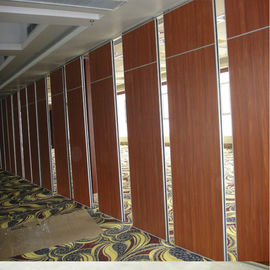 Festlich bewirten Trennwand-Tür-schalldichtes hölzernes Halls gleitendes mit Gewebe-Oberfläche