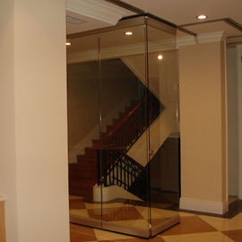 Schieben der Trennwand-Glaswand-Spitze und des unteren Frameless beweglichen Glasfaches für Balkon