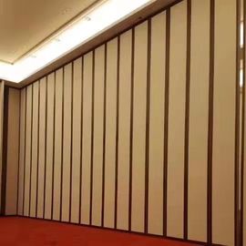 Bewegliche Schiebetür-faltbare hölzerne solide Beweis-Trennwand für Hotel