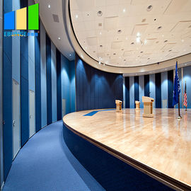 Schalldichte gleitende Trennwände 4 Meter Gewebe-Oberflächen-für Restaurant-Konferenzzimmer