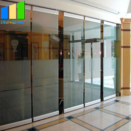 Frameless funktionelles Glaswand-System der zusammenklappbares Büro-faltendes Trennwand-Glasfalttür-12mm