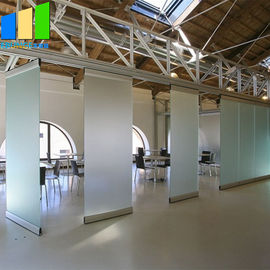 Frameless funktionelles Glaswand-System der zusammenklappbares Büro-faltendes Trennwand-Glasfalttür-12mm