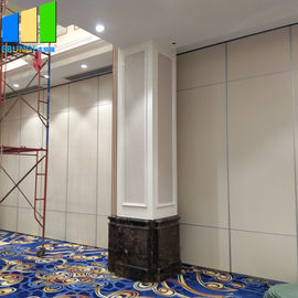 500mm Breiten-faltende Trennwände, die Hotel-Fach-Tür-faltbaren Wand-Teiler in Philippinen bewegen