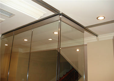 Schieben Glaswand-des einzelnen Glasart-Trennwand-Büro-Faches