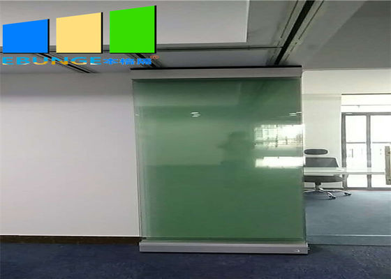 Ausgeglichenes gleitendes bewegliches Trennwand-Büro-Glasprojekt, das Wand schiebt