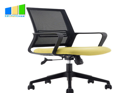 Exekutivgewebe-Drehstuhl-schwarzer mittlerer Rückseiten-Mesh Office Chair Computer Desk-Personal-Stuhl