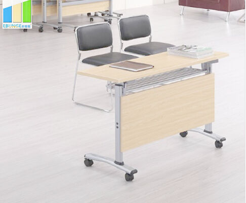Ebunge-Büro-Sitzungs-Trainings-Falten-Schultabellen-Falten-Schreibtisch mit Rädern