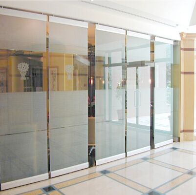 Bewegliche Schiebetür-ausgeglichene Büro-Glaswand-Trennwand EBUNGE
