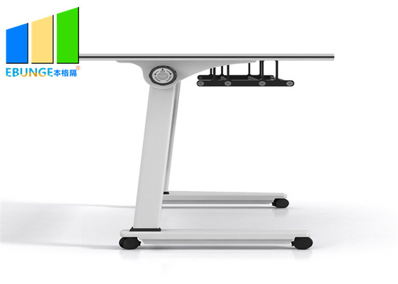 Mobiler faltbarer Schreibtisch-faltende Schultrainings-Raum-Tabelle mit Speicherschicht