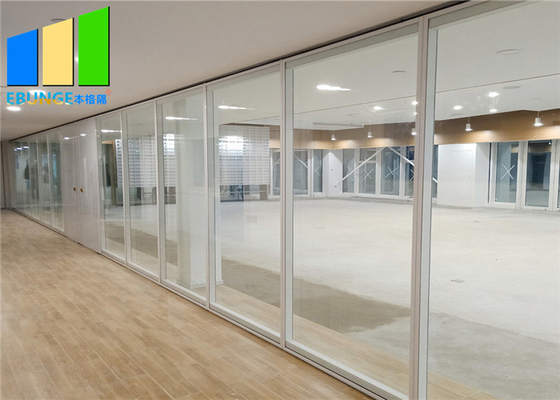 Innenraum-Teiler-Aluminiumrahmen-einzelne Glaswand-Trennwand für Büro-Konferenzzimmer