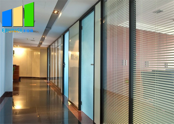 Schalldichtes Büro-abmontierbares Glaswand-Trennwand-System-amerikanischer Standard