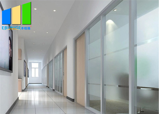 Freundliche abmontierbare modulare Glaswand-Trennwand Eco für Bürogebäude