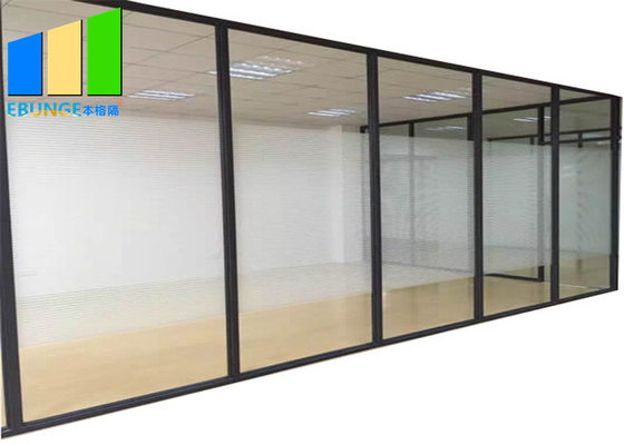 Freundliche abmontierbare modulare Glaswand-Trennwand Eco für Bürogebäude