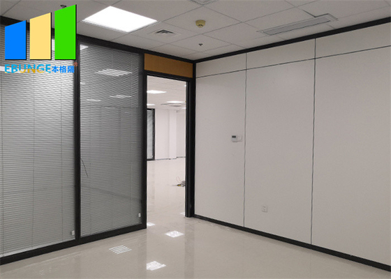 10mm klare ausgeglichene Mattglas-Büro-Trennwände mit Aluminiumrahmen