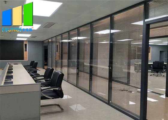 Aluminiumrahmen-schalldichte Glaswand-voller Höhen-Büro-Wand-Teiler