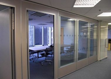 Büro-Glaswand-Trennwände, Glaswände für Ausstellungs-Mitten schiebend