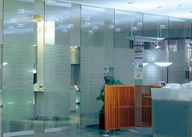 Ausgeglichene Glaswand-Trennwand für Büro-Raum-bequeme Betriebsfähigkeit