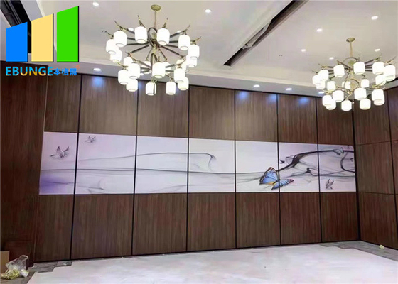 Dekorative Büro-Falte, die Fach-bewegliche schalldichte Wände für Restaurant schiebt