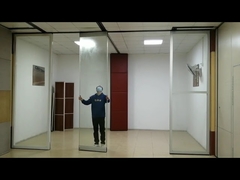 Schiebeglas-Trennwand