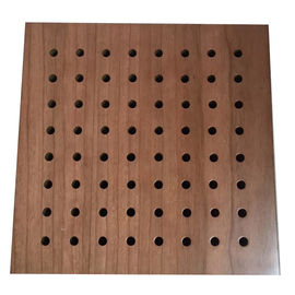 Hallen-dekoratives Holz-perforierte akustische Wand-Schallabsorption